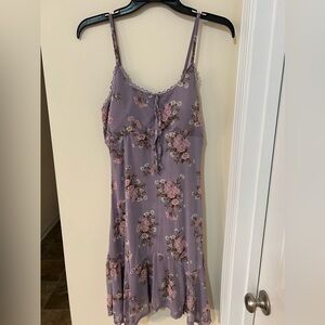 Purple Floral Dress